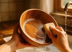 how to maintain wood bowls